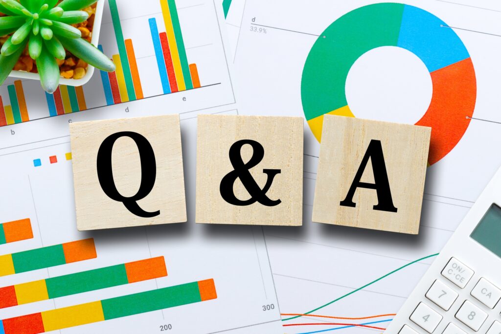 Q＆Aの文字