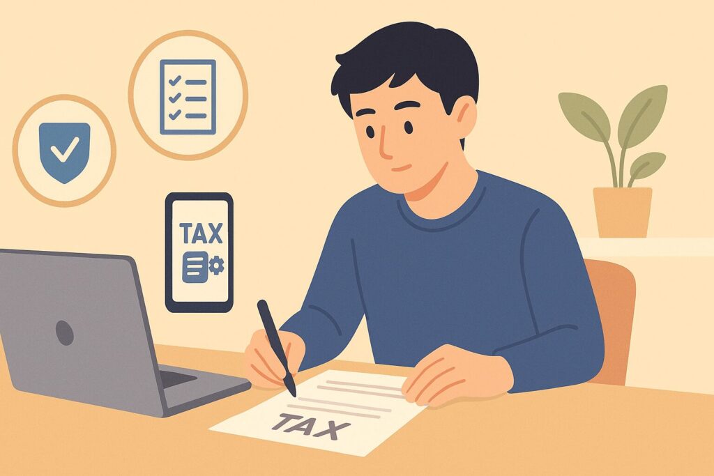 タイミーで副業する際の税金と安全に進めるための手続き