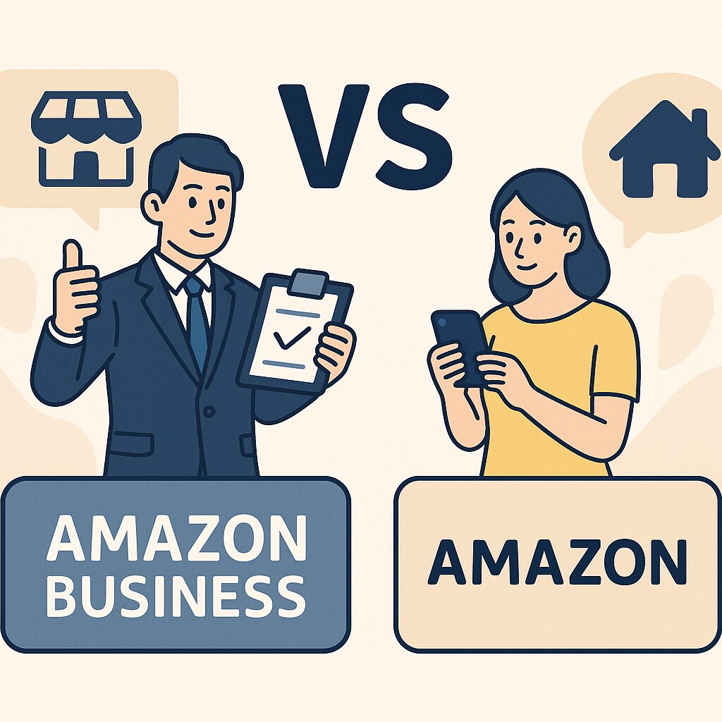 Amazonビジネスと個人向けとの主な違い