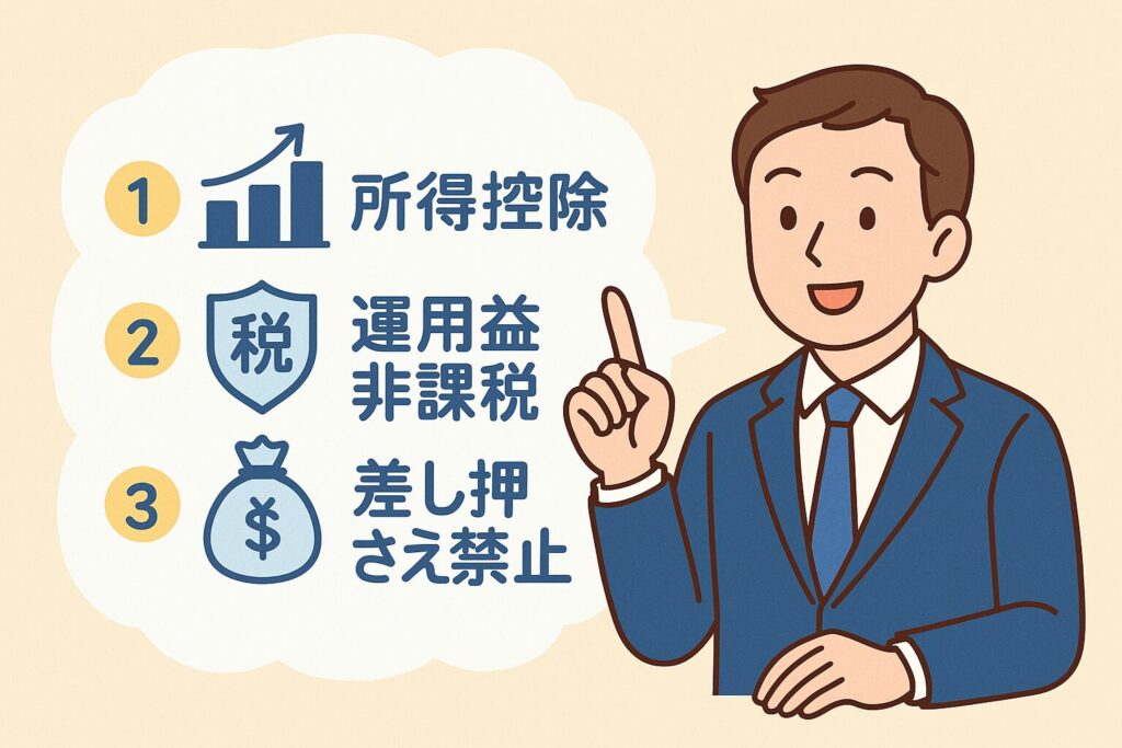 個人事業主にとってのiDeCo|強力な3つのメリット