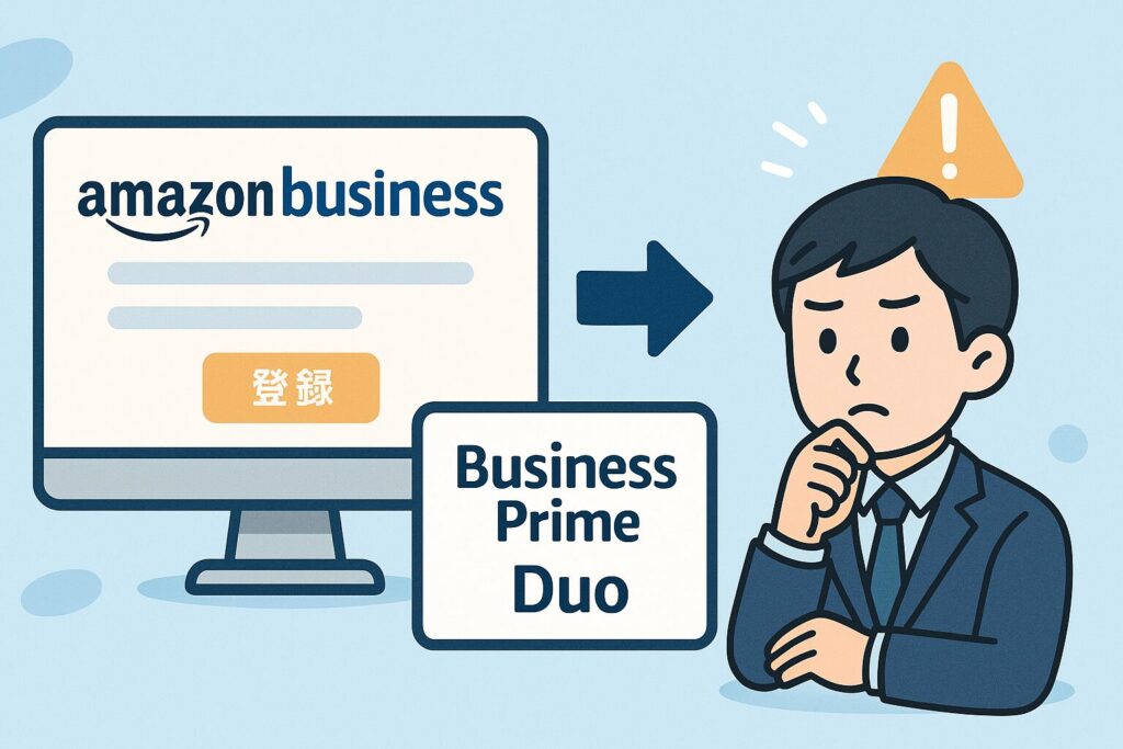 AmazonビジネスとBusinessプライム登録の流れと注意点